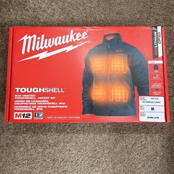 Milwaukee Tool 204Bl-21M M12 Heated Toughshell Jacket Kit - Blue, Medium