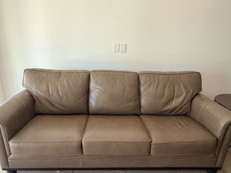 Leather Sofa and Recliner