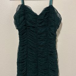NEW! Ladies Forest Green Mini Dress _Size M