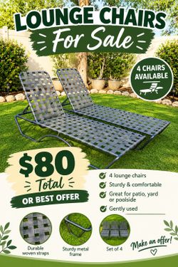 4 lounge chair
