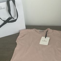 Moncler Pink 6 Year Old Girl Shirt 