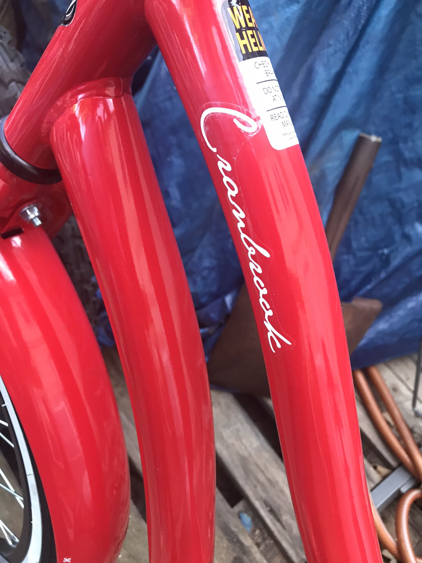 Cranbrook girls cruiser bike red ( 24 inch) Huffy