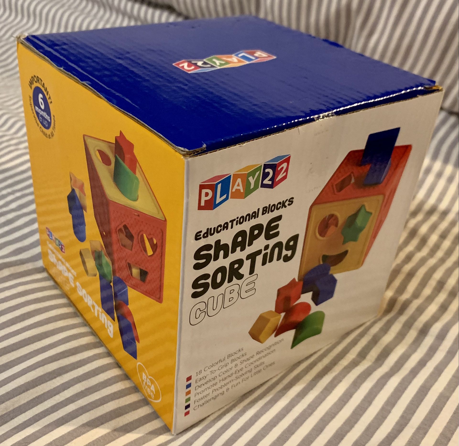 Shape Sorting Cube - $10