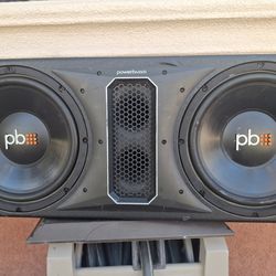 SPEAKERS BOSINAS POWER BASS 12 INCHES GOOD CONDICIÓN ABLO ESPAÑOL