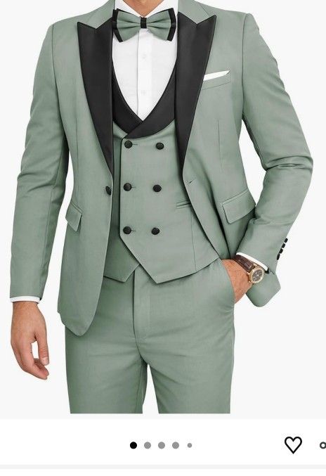 Brand New Men's Size Large Sage Green Suit