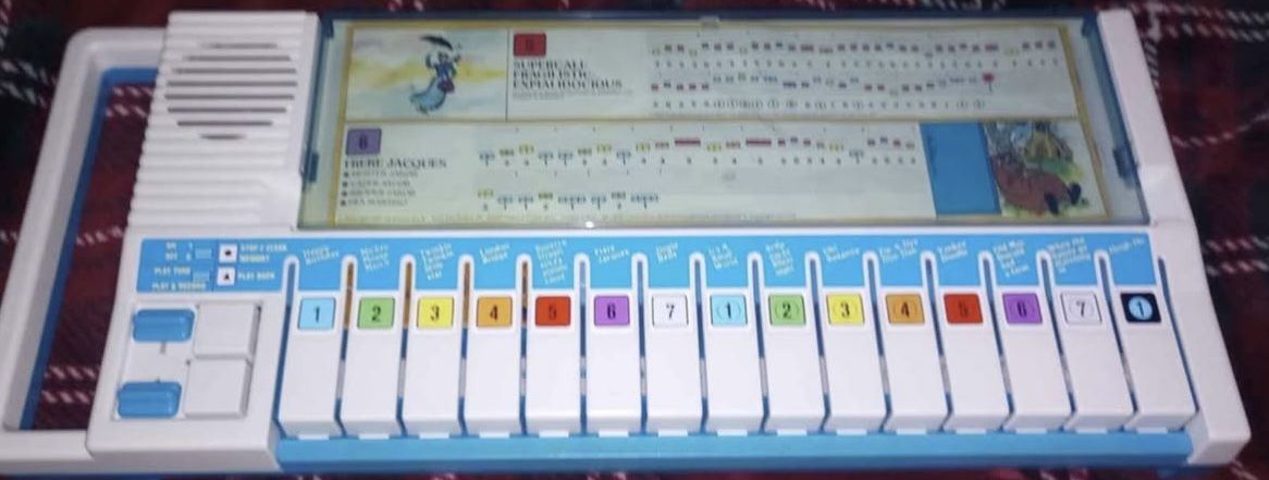 Vintage Mickey Mouse Toy Piano
