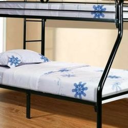 Brand New Black Twin Over Full Bunkbed