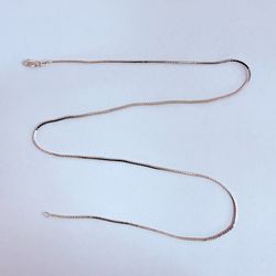 Sterling Silver Box Link Chain