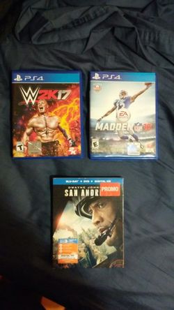 Ps4 games and BluRay