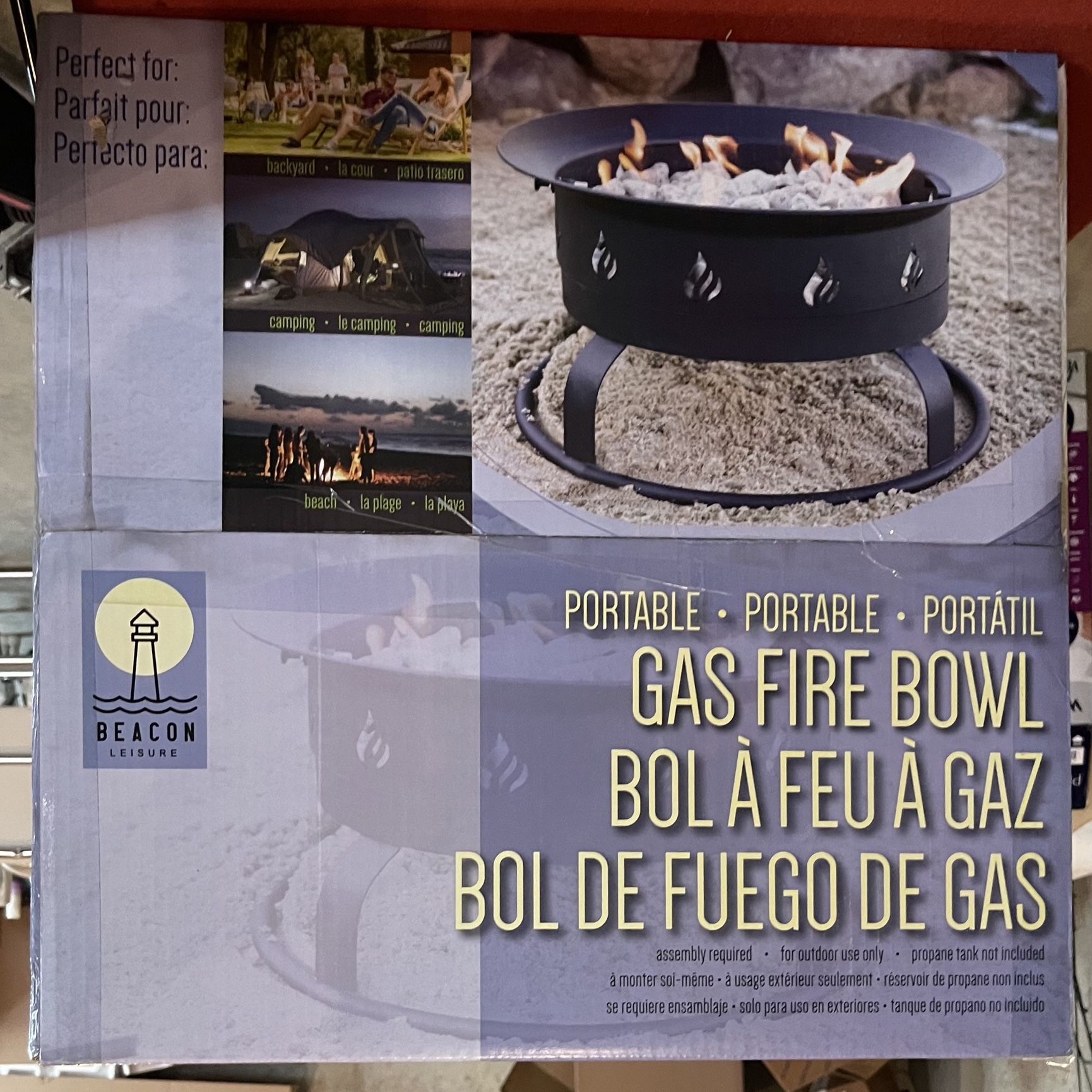 Beacon Leisure Portable Gas Fire Bowl for Sale in Frankfort, IL - OfferUp