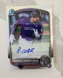 Bowman Chrome Autograph  Robert Calez