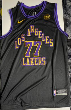 NBA Swingman Lakers Dončić #77 Black Jersey Size L,XL,XXL