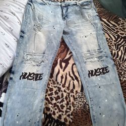 Encrypted NYC Skinny Jeans for men