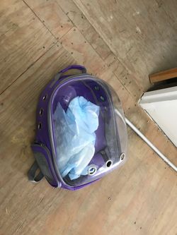 Pet bird or cat backpack