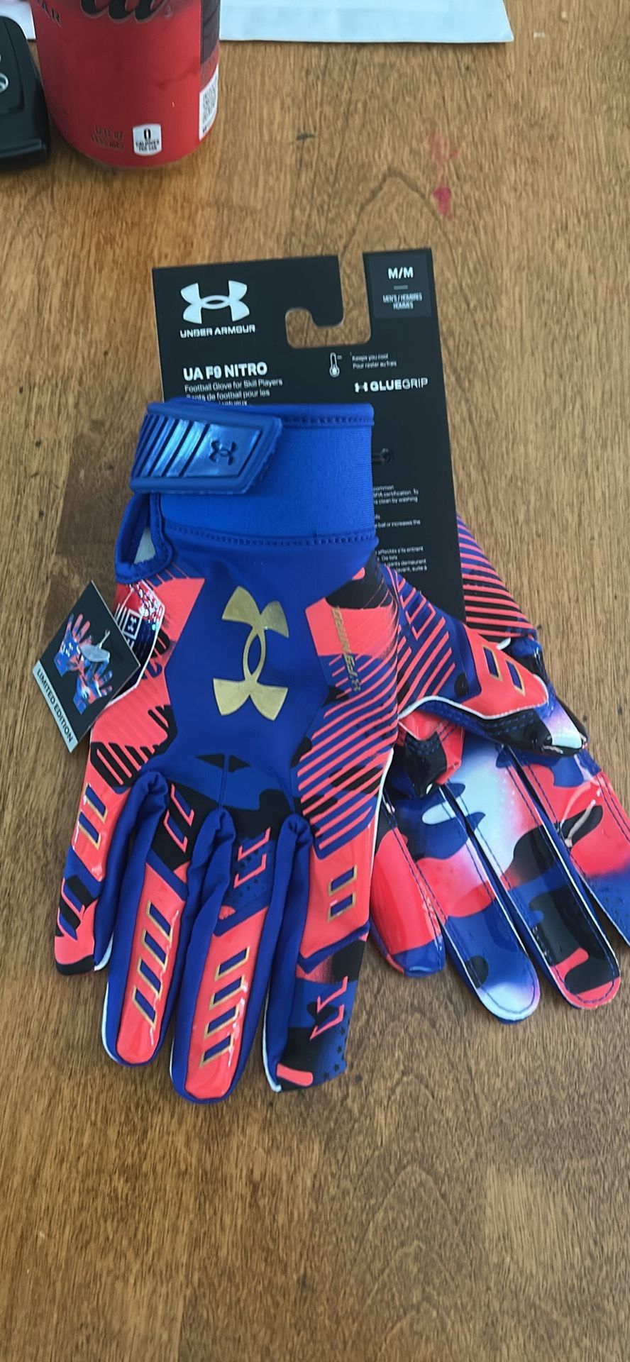 Under Armour Football Gloves NEW
