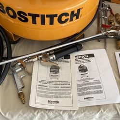 Bostitch Air Compressor With Accessories 
