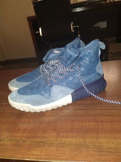 Adidas Originals  Men"s Tubular X Uncgd Blue Sneakers Shoes  Bb8404 US Sz 10