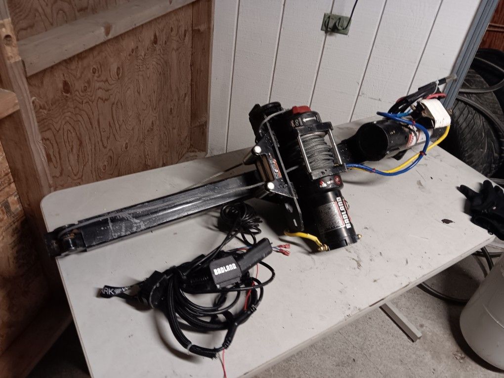 Badload ZXR 3500 Cable Winch On Hydrolic Truck Mounted Crane Hoist.