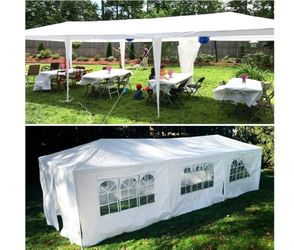  Party Tent 10x30 Outdoor Gazebo Canopy with 8 Removable Sidewalls, Waterproof Wedding, Patio, – UV Protection for Events & Gatherings

