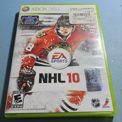 NHL 10 Xbox 360 Game CIB
