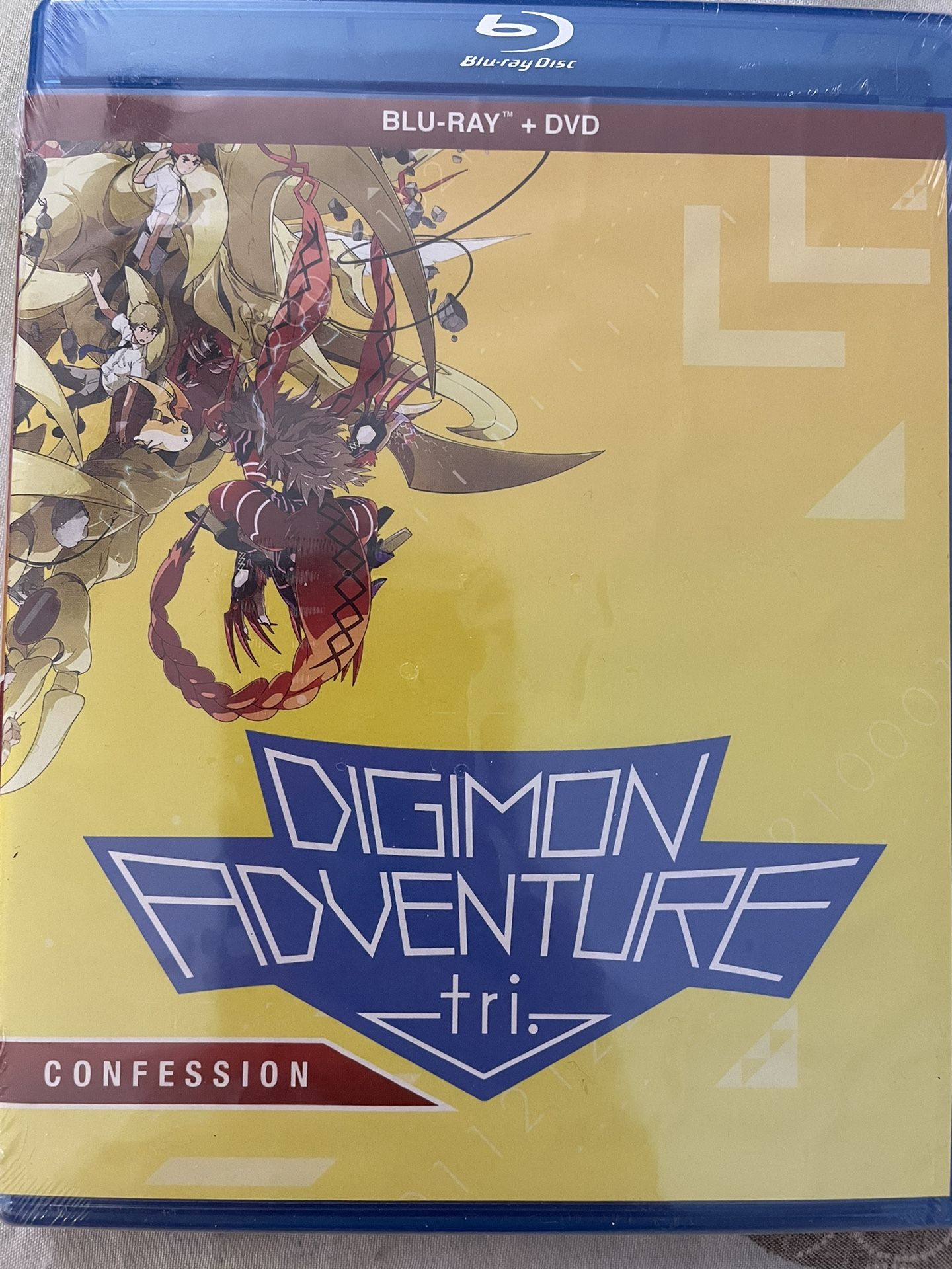 DIGIMON ADVENTURE TRI: CONFESSION (Blu-ray + DVD) NEW