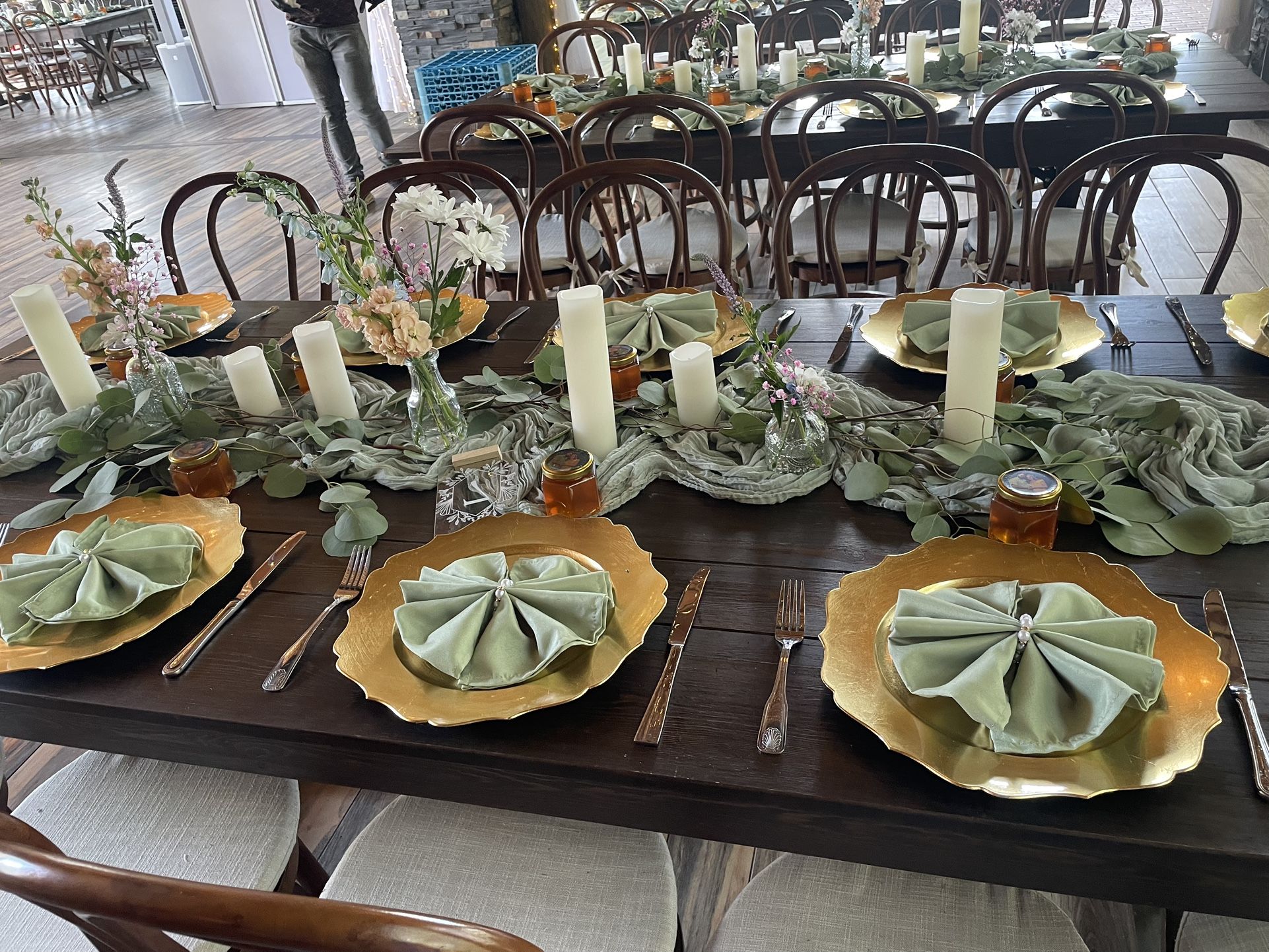 Table Runners Sage Green 