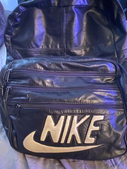 Faux Leather Nike Backpack 