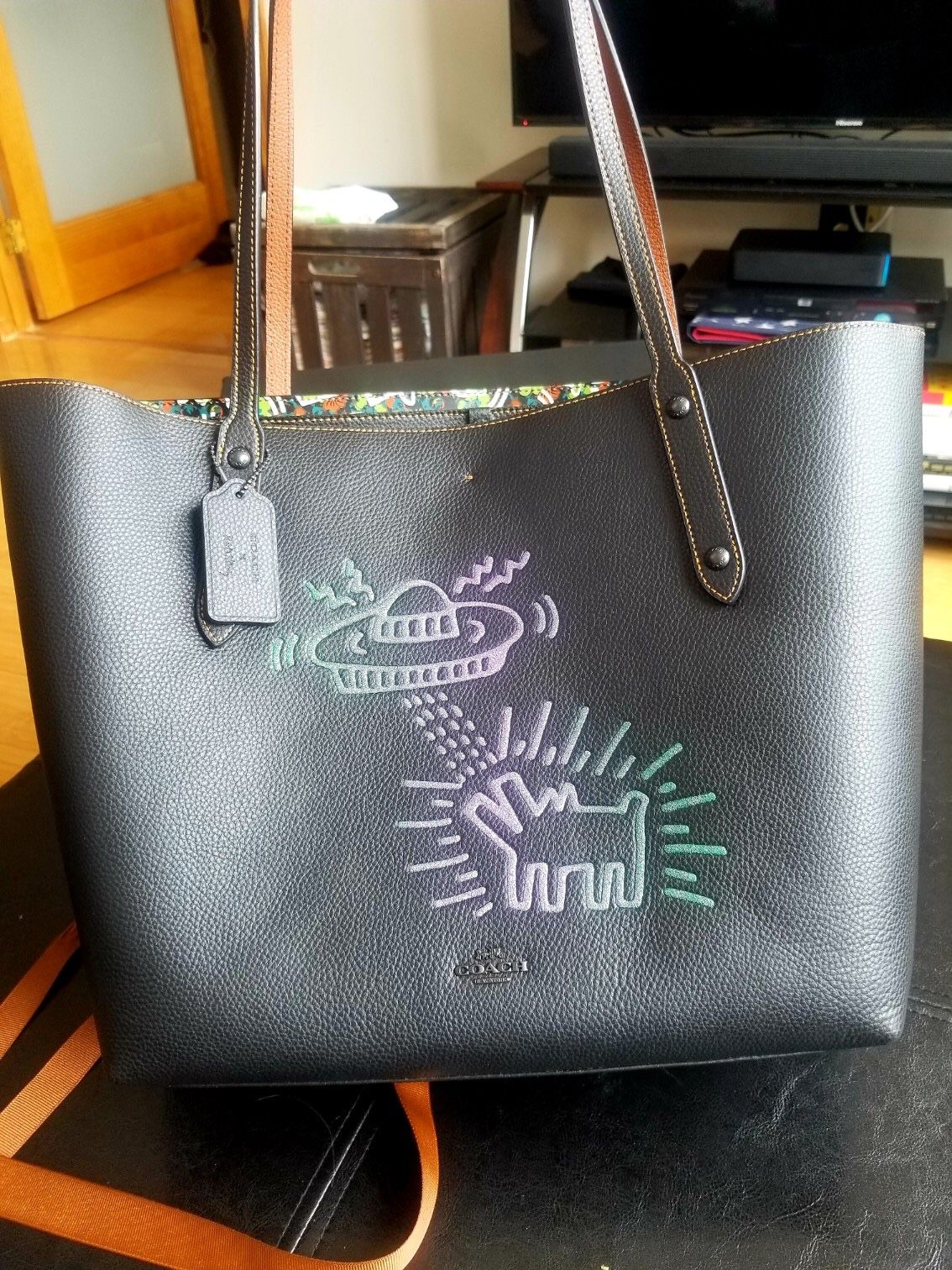 Coach Keith Haring UFO Dog Market Tote for Sale in Jersey City NJ