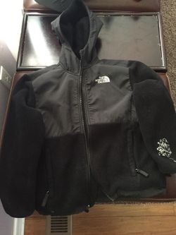 Girls child size medium black Northface