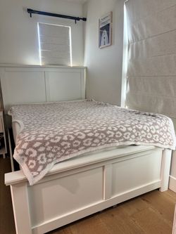 White bed