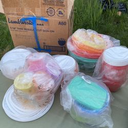 Box Of Plastic Containers Lot#I