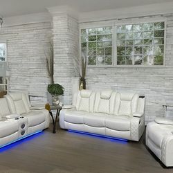 BRAND NEW 3 PIECES RECLINING SOFA