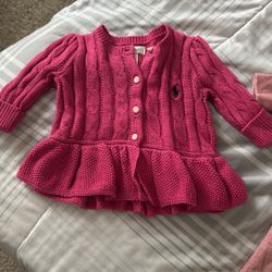 Ralph Lauren Baby Cardigan - 3 Months