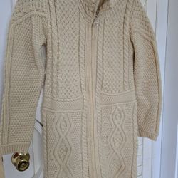 100% Merino Wool Cardigan Sweater