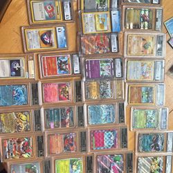 38 Graded Pokemon Cards 