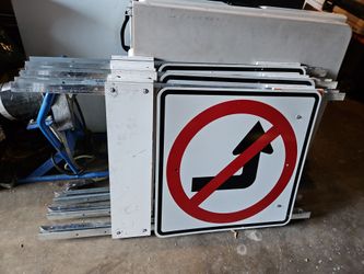 Construction A frame barricades