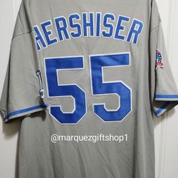 Men's Hershiser Dodgers Jerseys 