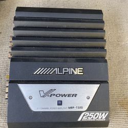 Alpine amp T-220