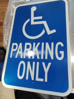 Handicap Signs