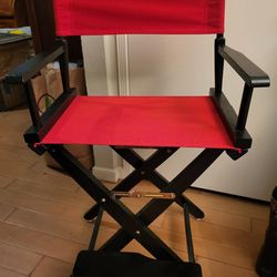 Red Directors Chairs (2)