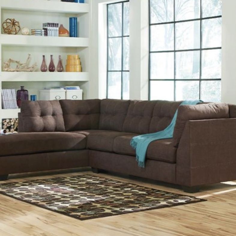 Ashley 452 Walnut Sectional Full Set