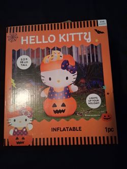 Hello Kitty Halloween Inflatable 3.2 ft
