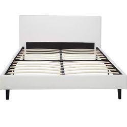 White Queen Bed Frame