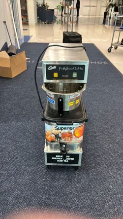Freshly brewed iced tea Curtis machine