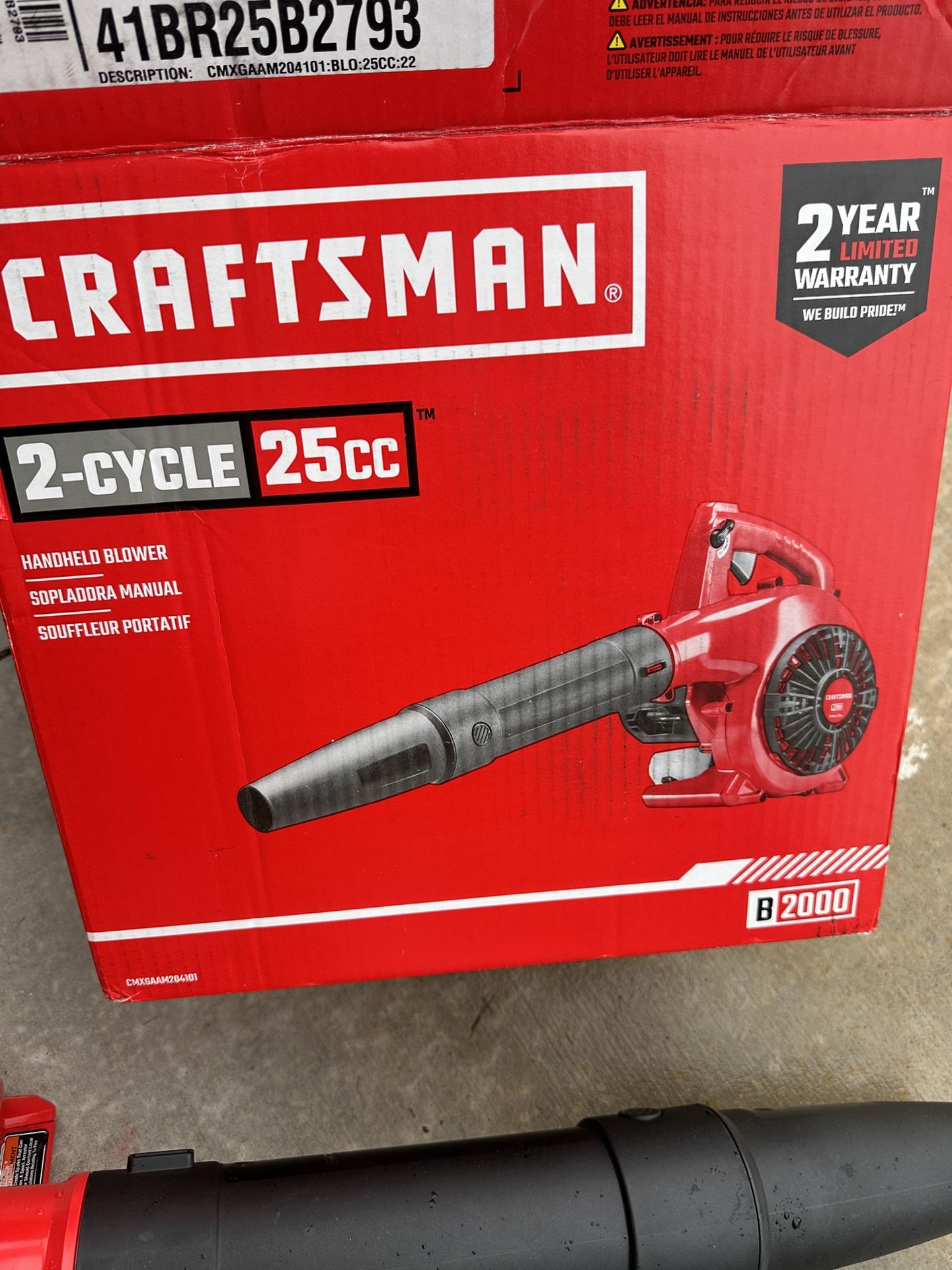 Craftsman 2 Cycle Leaf Blower