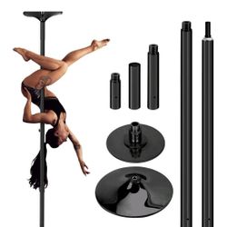 SereneLife Black Dance Pole Fitness Exercise