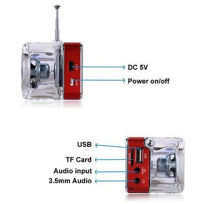 Mini Rechargeable FM Radio