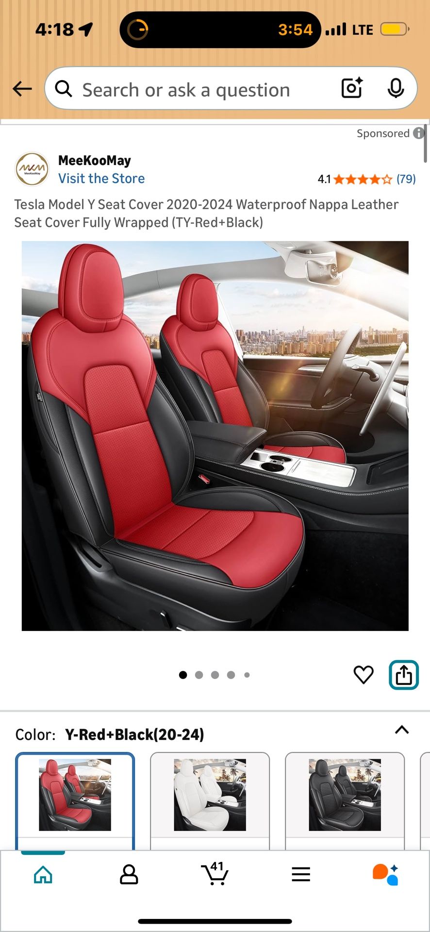 Red And Black Car Seat Covers