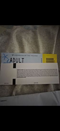Aquarium of the Pacific Adult Ticket