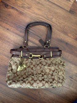 Coach brown purse handbag